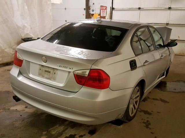 WBAVD13556KV09583 - 2006 BMW 325 XI SILVER photo 4