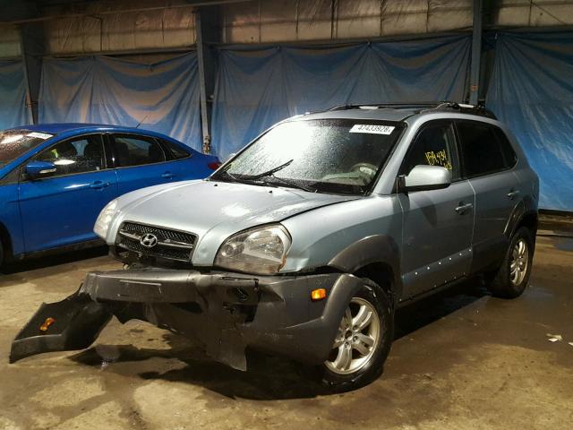 KM8JN12D48U820934 - 2008 HYUNDAI TUCSON SE GREEN photo 2