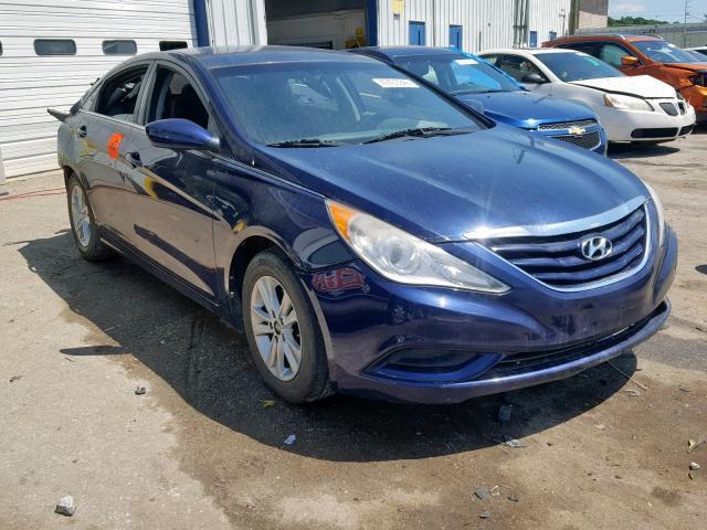 5NPEB4AC4DH755483 - 2013 HYUNDAI SONATA GLS BLUE photo 1