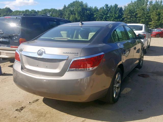 1G4GC5ED6BF295289 - 2011 BUICK LACROSSE C GRAY photo 4