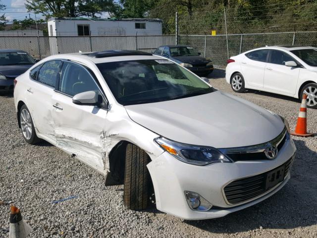 4T1BK1EB4EU126666 - 2014 TOYOTA AVALON WHITE photo 1