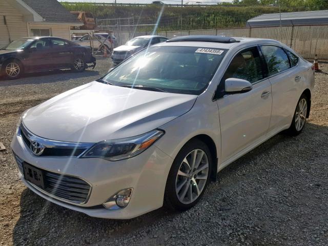 4T1BK1EB4EU126666 - 2014 TOYOTA AVALON WHITE photo 2