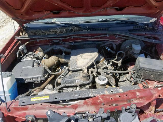 5TETX22N97Z453816 - 2007 TOYOTA TACOMA ACC Kastanienbraun Foto 7