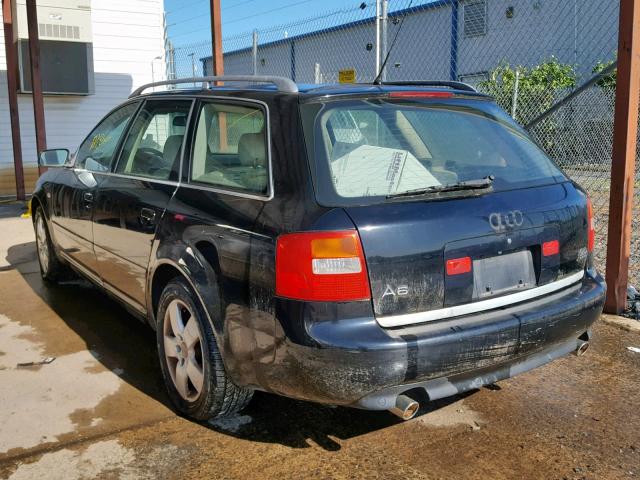 WAUVT64B12N128441 - 2002 AUDI A6 3.0 AVA BLACK photo 3