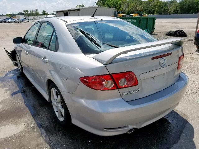 1YVFP84D945N94785 - 2004 MAZDA 6 S SILVER photo 3