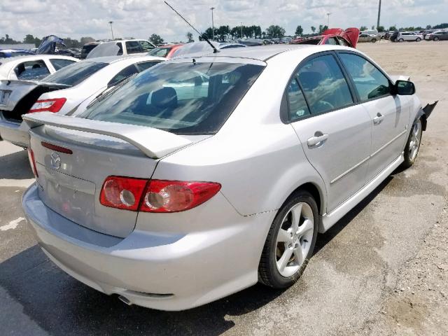 1YVFP84D945N94785 - 2004 MAZDA 6 S SILVER photo 4