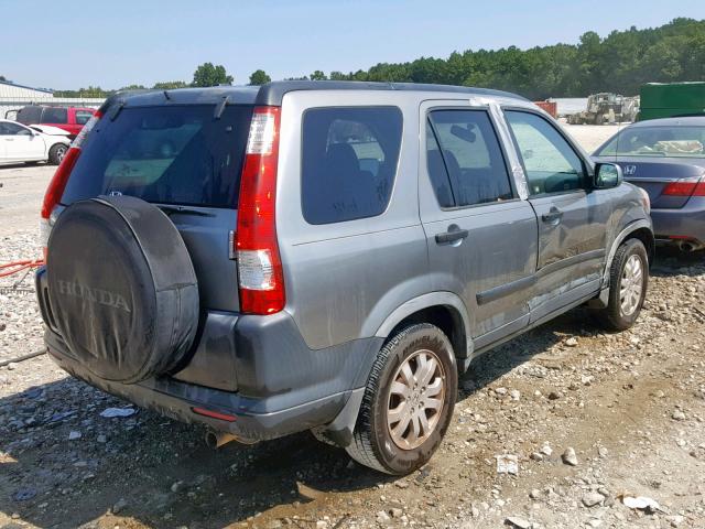 SHSRD78816U434848 - 2006 HONDA CR-V EX SILVER photo 4