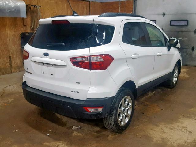 MAJ6P1UL7JC188070 - 2018 FORD ECOSPORT S WHITE photo 4