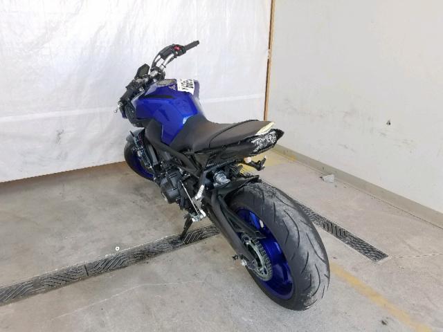 JYARN53EXKA006118 - 2019 YAMAHA MT09 BLUE photo 3