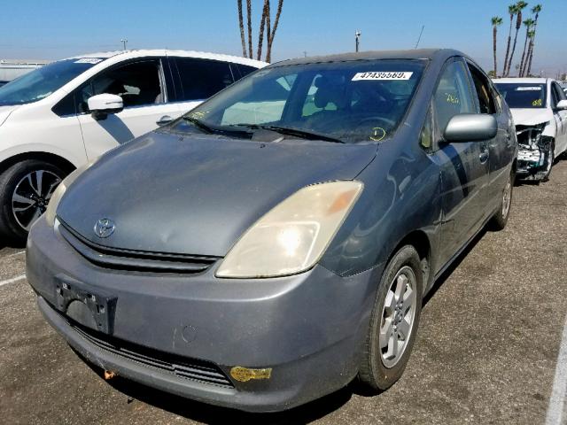 JTDKB20U140026999 - 2004 TOYOTA PRIUS CHARCOAL photo 2