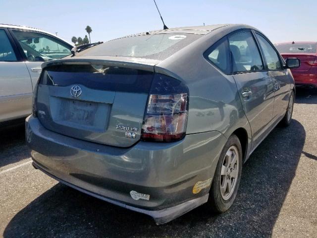 JTDKB20U140026999 - 2004 TOYOTA PRIUS CHARCOAL photo 4