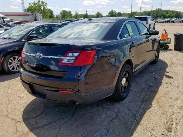 1FAHP2MT5EG124204 - 2014 FORD TAURUS POL BLACK photo 4