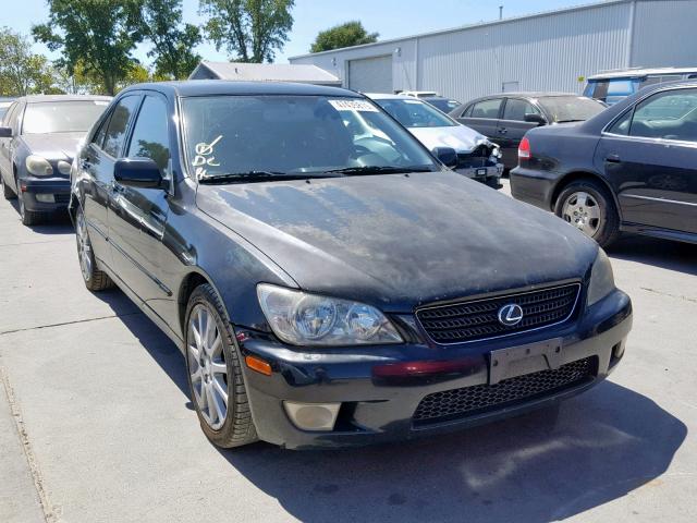 JTHBD192530072936 - 2003 LEXUS IS 300 BLACK photo 1