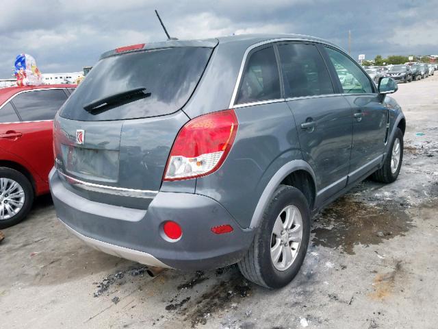 3GSCL33P68S512661 - 2008 SATURN VUE XE GRAY photo 4