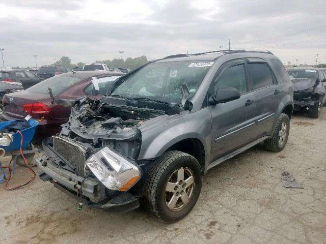 2CNDL13F156047238 - 2005 CHEVROLET EQUINOX LS GRAY photo 2