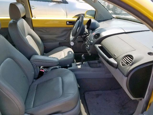 3VWRW31C37M510086 - 2007 VOLKSWAGEN NEW BEETLE ყვითელი ფოტო 5