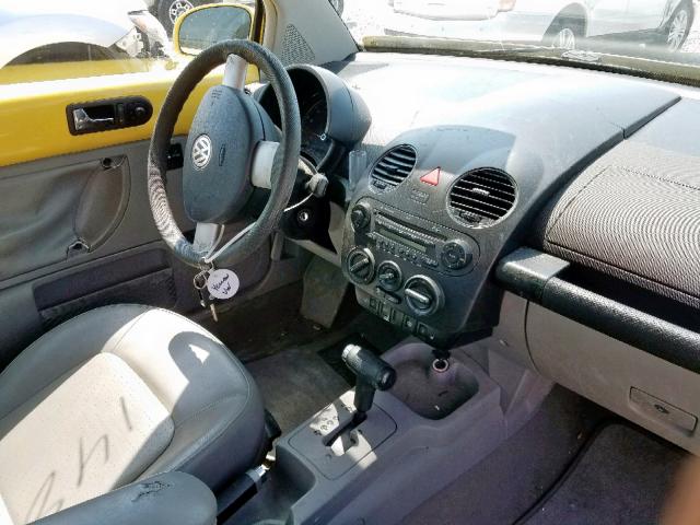 3VWRW31C37M510086 - 2007 VOLKSWAGEN NEW BEETLE ყვითელი ფოტო 9