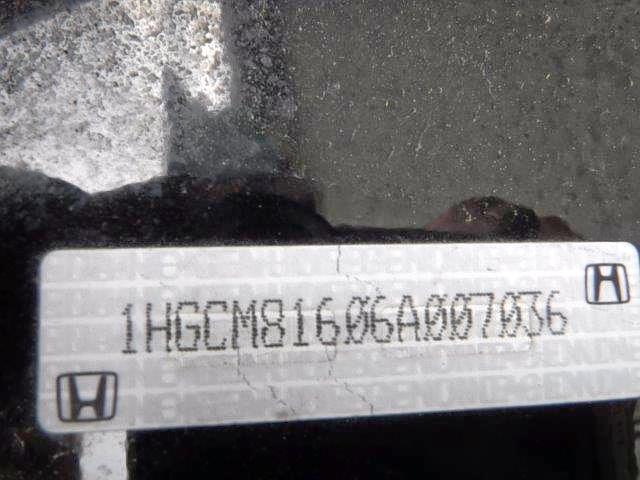 1HGCM81606A007036 - 2006 HONDA ACCORD EX BLACK photo 10