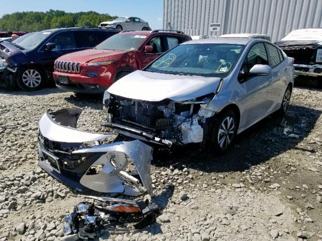 JTDKARFP9H3006128 - 2017 TOYOTA PRIUS PRIM 银色 照片 2