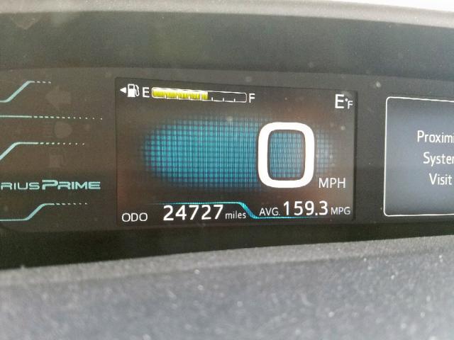 JTDKARFP9H3006128 - 2017 TOYOTA PRIUS PRIM 银色 照片 8