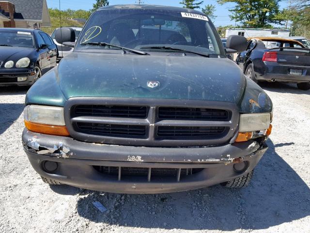 1B7GL22Y2XS283486 - 1999 DODGE DAKOTA TWO TONE photo 9