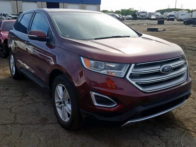 2FMTK4J99FBB65897 - 2015 FORD EDGE SEL BROWN photo 1