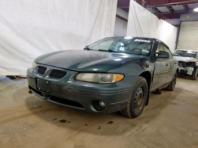 1G2WK52J21F257459 - 2001 PONTIAC GRAND PRIX GREEN photo 2