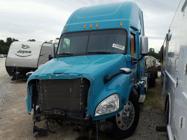 1FUJGLCK68LZ77872 - 2008 FREIGHTLINER CASCADIA 1 GREEN photo 2