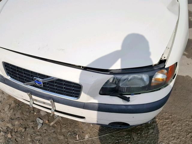 YV1RS61T932258033 - 2003 VOLVO S60 WHITE photo 9