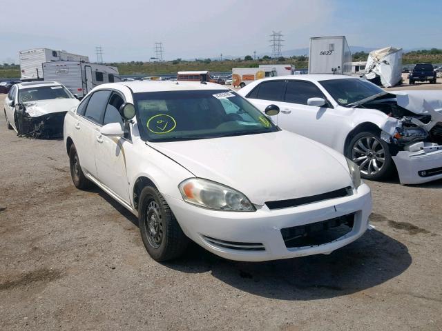 2G1WS553X81263870 - 2008 CHEVROLET IMPALA POL WHITE photo 1