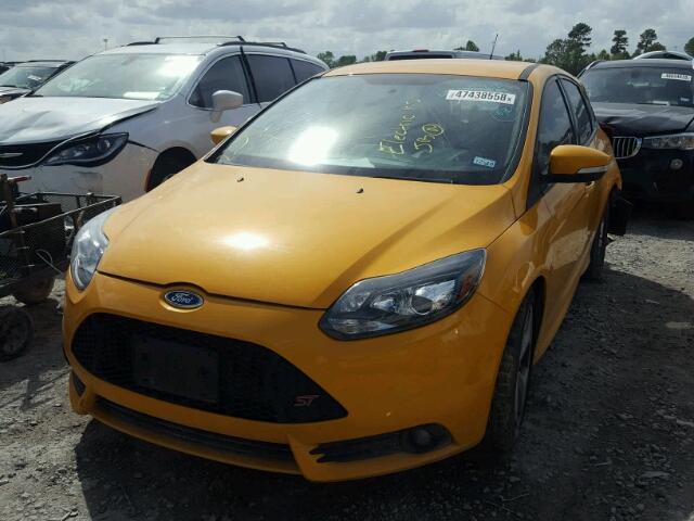 1FADP3L9XDL364722 - 2013 FORD FOCUS ST YELLOW photo 2