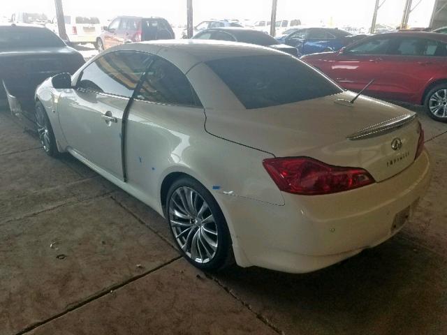 JN1CV6FEXEM902260 - 2014 INFINITI Q60 BASE WHITE photo 3