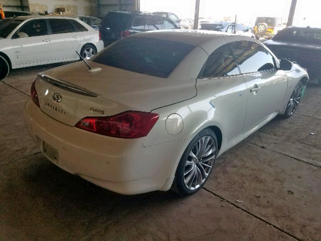 JN1CV6FEXEM902260 - 2014 INFINITI Q60 BASE WHITE photo 4