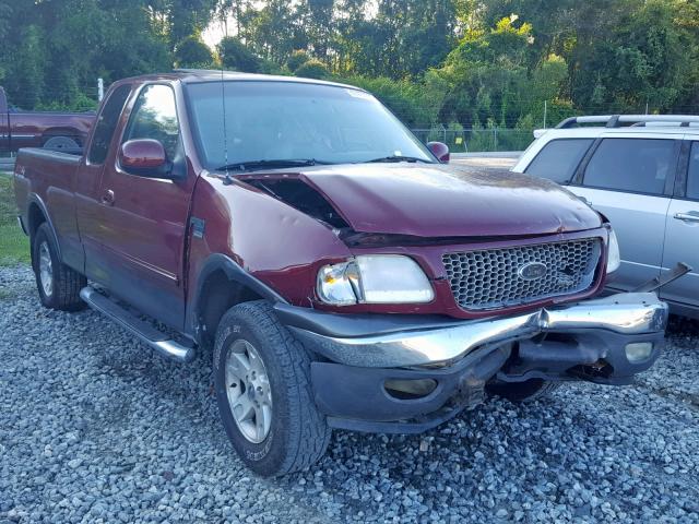 2FTRX18L13CA23646 - 2003 FORD F150 MAROON photo 1