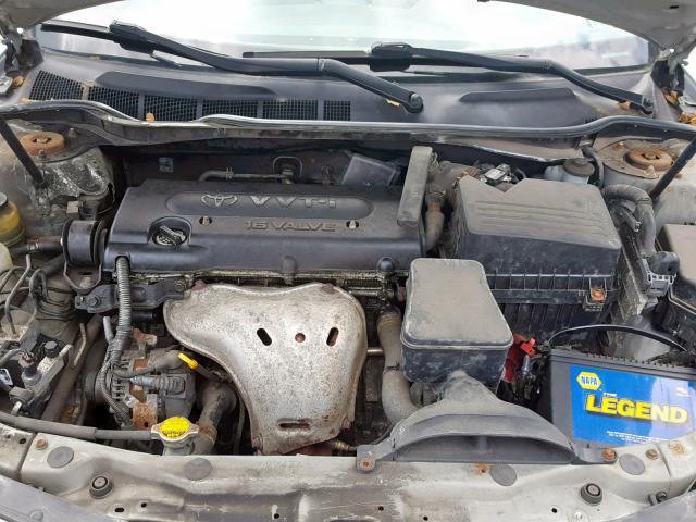 4T1BE46K57U520302 - 2007 TOYOTA CAMRY NEW SILVER photo 7