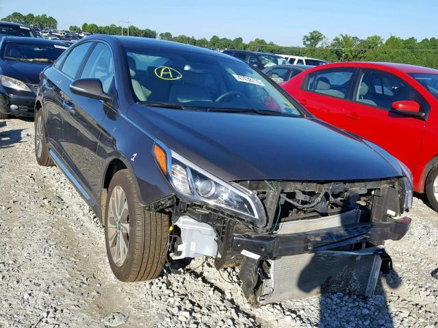 5NPE34AF0HH451371 - 2017 HYUNDAI SONATA SPO BROWN photo 1