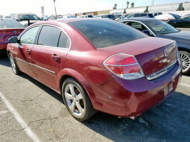 1G8ZS57N67F299639 - 2007 SATURN AURA XE RED photo 3