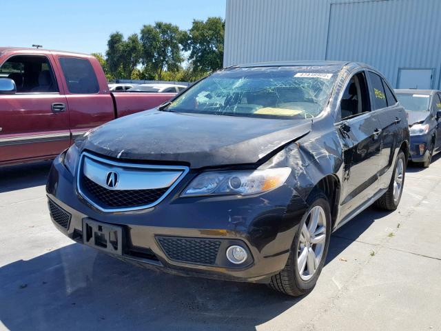 5J8TB4H57EL009638 - 2014 ACURA RDX TECHNO BROWN photo 2