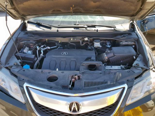 5J8TB4H57EL009638 - 2014 ACURA RDX TECHNO BROWN photo 7