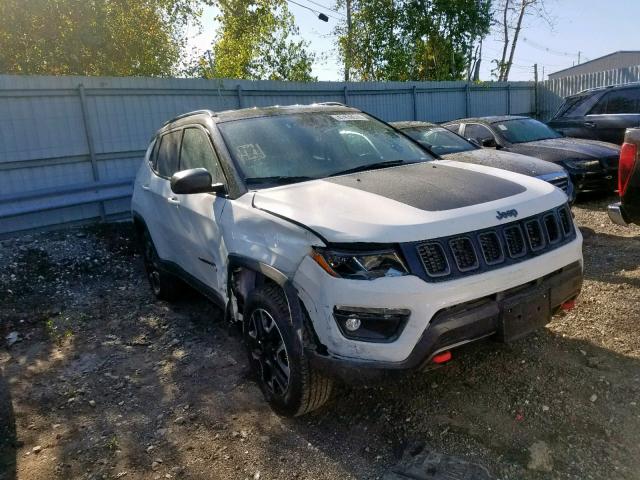 3C4NJDDB5KT712886 - 2019 JEEP COMPASS TR WHITE photo 1