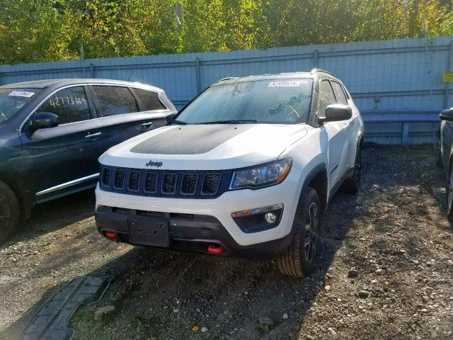 3C4NJDDB5KT712886 - 2019 JEEP COMPASS TR WHITE photo 2