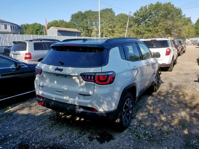 3C4NJDDB5KT712886 - 2019 JEEP COMPASS TR WHITE photo 4