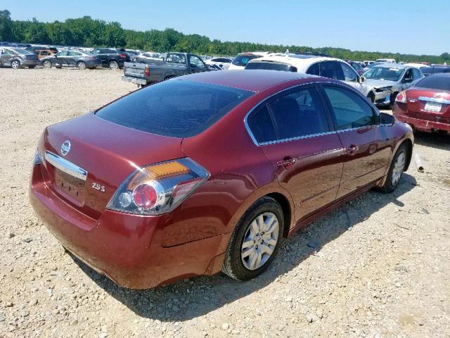 1N4AL2AP4AC131196 - 2010 NISSAN ALTIMA BAS RED photo 4