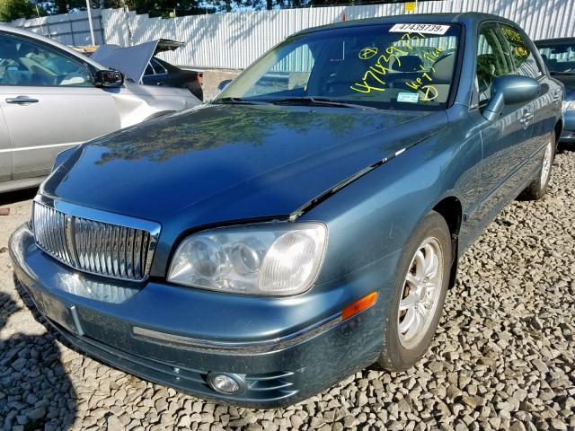 KMHFU45E34A293916 - 2004 HYUNDAI XG 350 BLUE photo 2