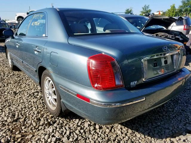 KMHFU45E34A293916 - 2004 HYUNDAI XG 350 BLUE photo 3