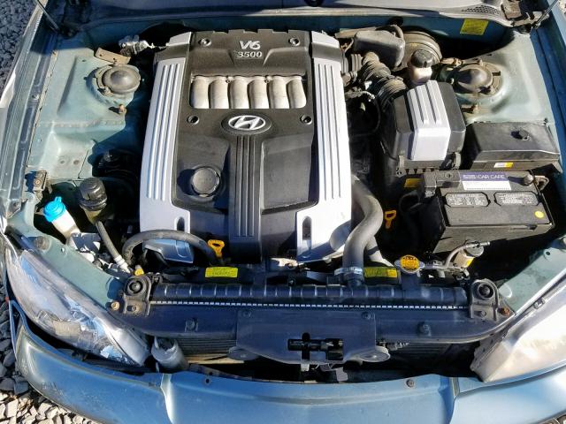 KMHFU45E34A293916 - 2004 HYUNDAI XG 350 BLUE photo 7