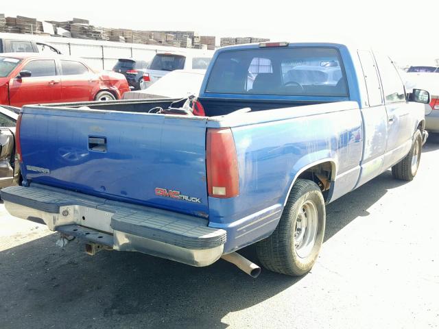 2GTEC19R0V1512244 - 1997 GMC SIERRA C15 BLUE photo 4