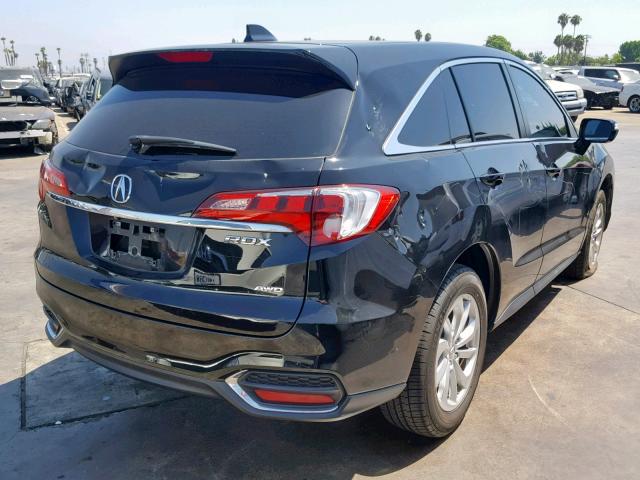 5J8TB4H59GL005240 - 2016 ACURA RDX TECHNO BLACK photo 4