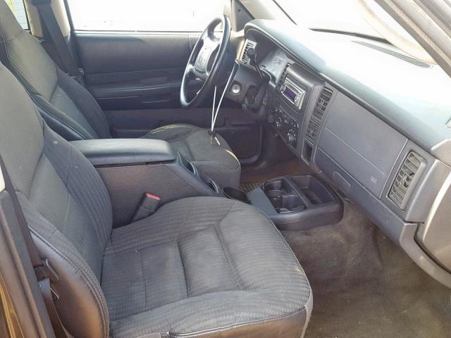 1D4HS38N63F621777 - 2003 DODGE DURANGO SP GRAY photo 5