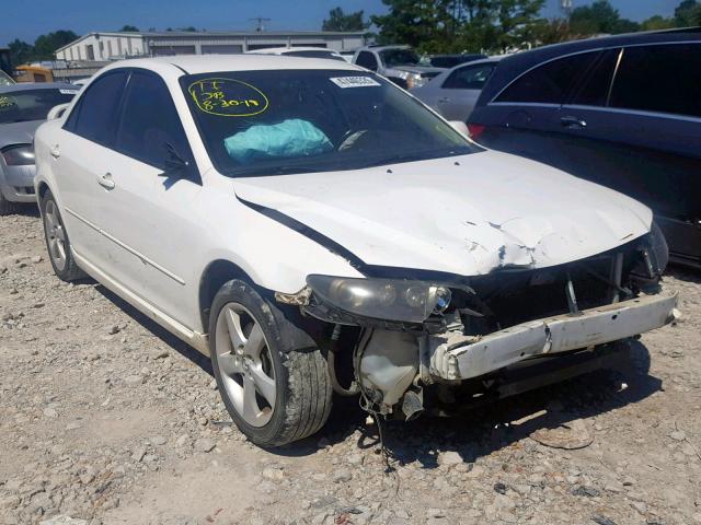 1YVHP80D275M08457 - 2007 MAZDA 6 S WHITE photo 1